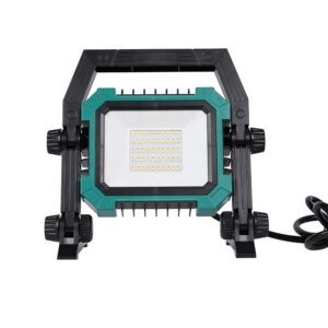 KONSHINE ETL Certificate Hands Free New Temporary square Commercial Foldable Portable Outdoor Tripod Led Work Light with Stand