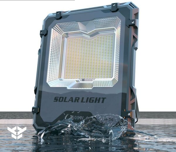 New Design Die-cast Aluminum Outdoor Portable Ip66 Waterproof 100W 200W 300W Solar Motion Sensor Floodlight