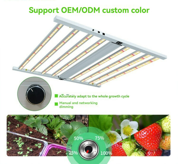 Wholesale Full Spectrum LED Plant Grow Light 240W 320W 400W 650W 800W 1000W Commercial LED Lights Grow for Indoor Growth - Image 5
