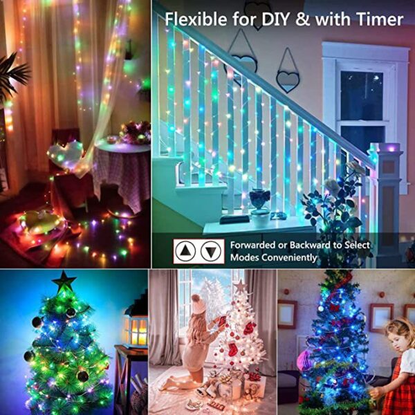20M 50M 100M LED Fairy Christmas Party Wedding Holiday Decoration Garland Outdoor String Lights - Image 7