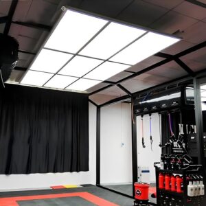 LED Ceiling Workshop Lamp Garage White Emitting Lights AC Powered Panel Lights for Workshop and Garage Use