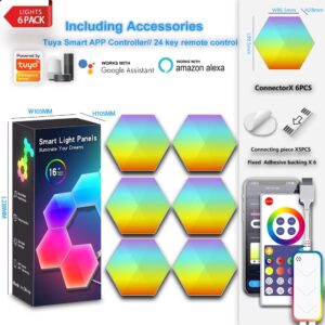 Geometry Splicing Hex Honeycomb Quantum Hexagon Ceiling Light China for Gaming Room Bedroom Party LED 50 Hexagonal Modern 80