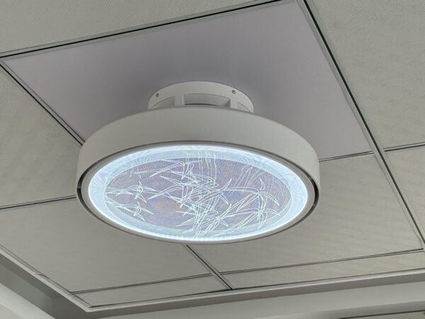 Modern Full Spectrum Bladeless Fan Light Dimmable with Remote Control LED Indoor Bedroom Mute Ceiling Lights - Image 7