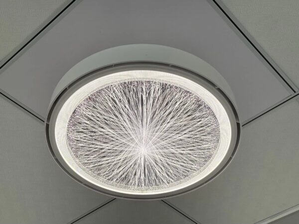 Modern Full Spectrum Bladeless Fan Light Dimmable with Remote Control LED Indoor Bedroom Mute Ceiling Lights - Image 5